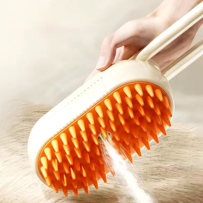 3-In-1 Dog Hair Brush Cat Hair Brush Electric Pet Cleaning Brush Steam Spray Brush Massage Hair Removal Comb anti Flying Brush