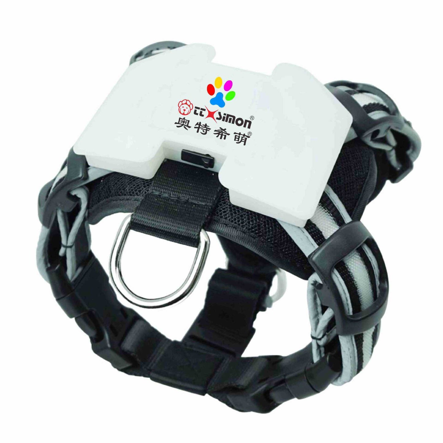 LED Luminous Anti-lost Anti-car Accident Warning Flashing Dog Harness